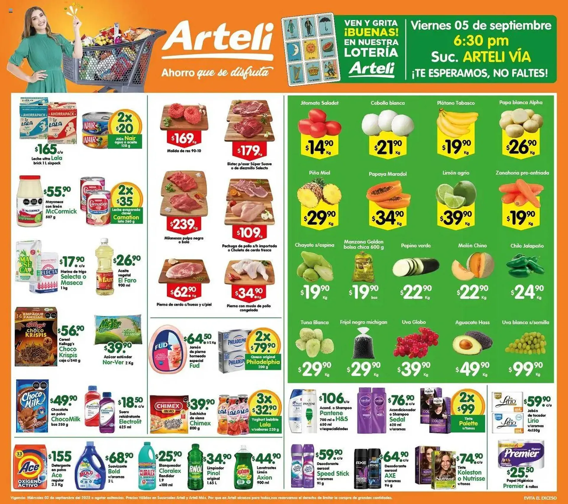 Catálogo de Folleto Arteli 3 de septiembre al 4 de septiembre 2025 - Pagina 1