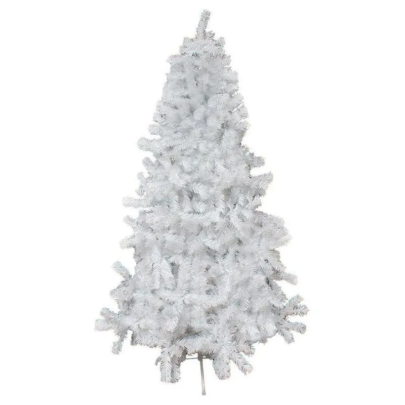 Árbol De Navidad Pino Blanco 2.10 Artificial Plástico Resistente