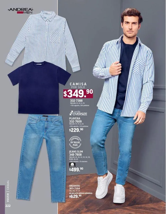 Catálogo de ANDREA - VESTIR CABALLERO 26 de agosto al 25 de enero 2025 - Pagina 35