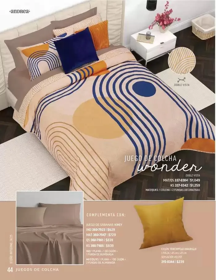 Catálogo de ANDREA - ANDREA HOME 26 de agosto al 25 de enero 2025 - Pagina 74