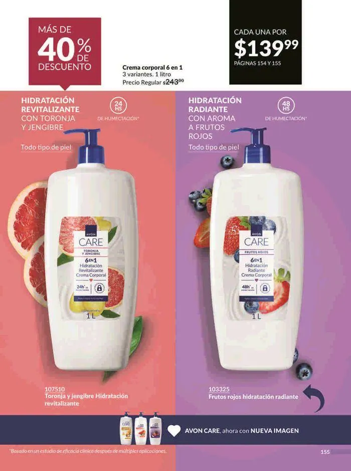 Catálogo de Avon COSMÉTICOS C15 14 de agosto al 18 de septiembre 2024 - Pagina 155