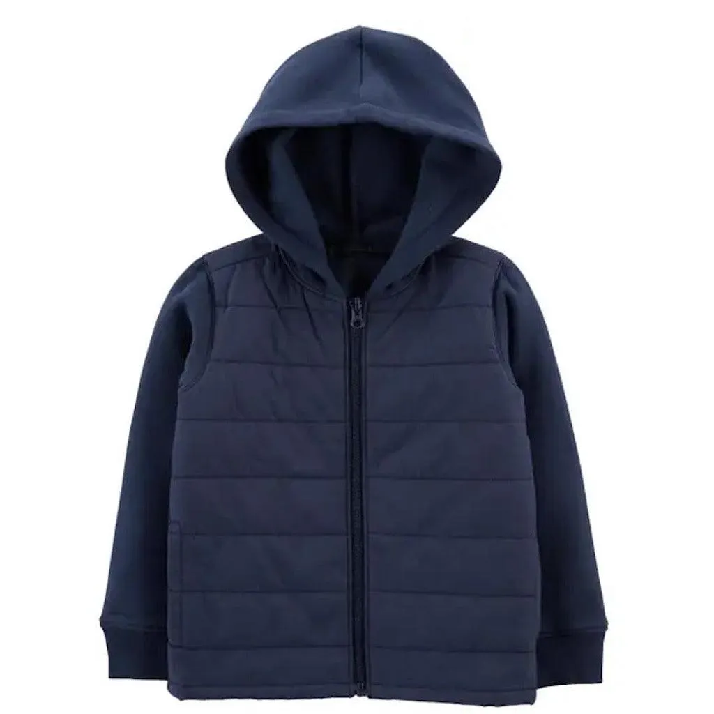 Chamarra Carter’s color azul marino para niño preescolar