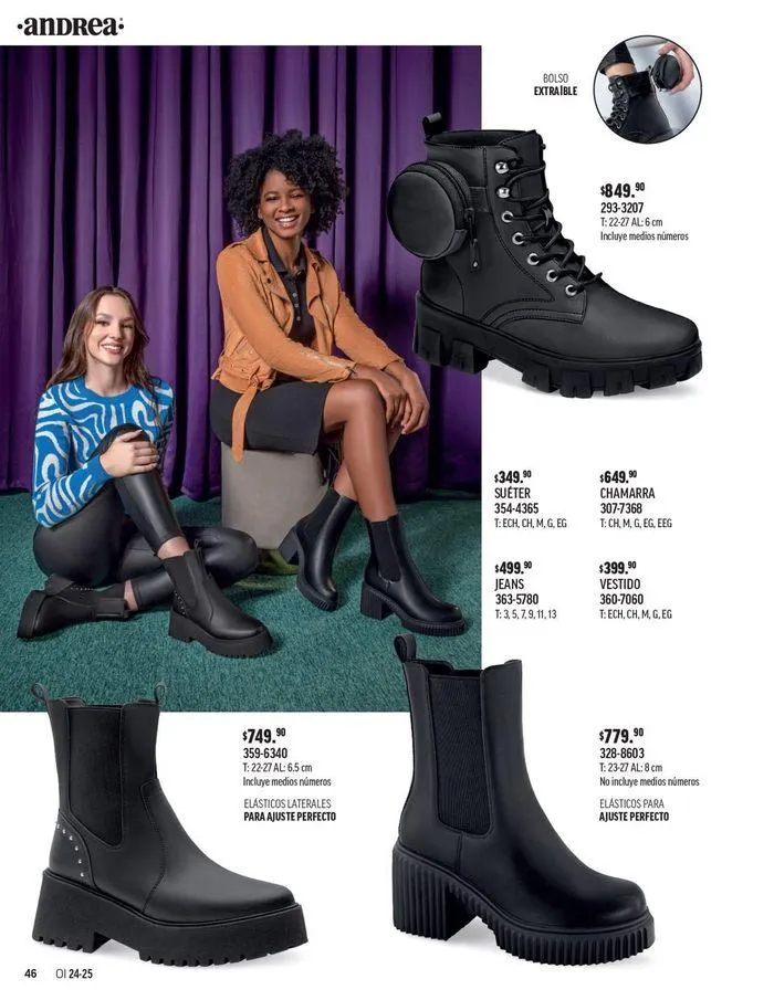 Catálogo de ANDREA - CALZADO DAMA 26 de agosto al 25 de enero 2025 - Pagina 140