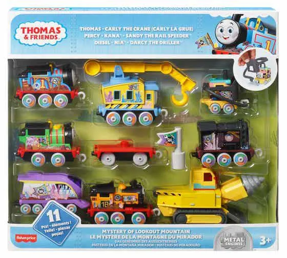 Mattel Thomas and Friends Tren de Juguete Paquete de 9 HMC25
