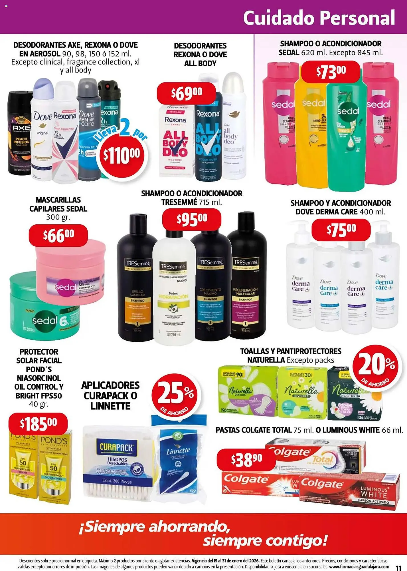 Catálogo de Folleto Farmacias Guadalajara 15 de enero al 31 de enero 2026 - Pagina 11