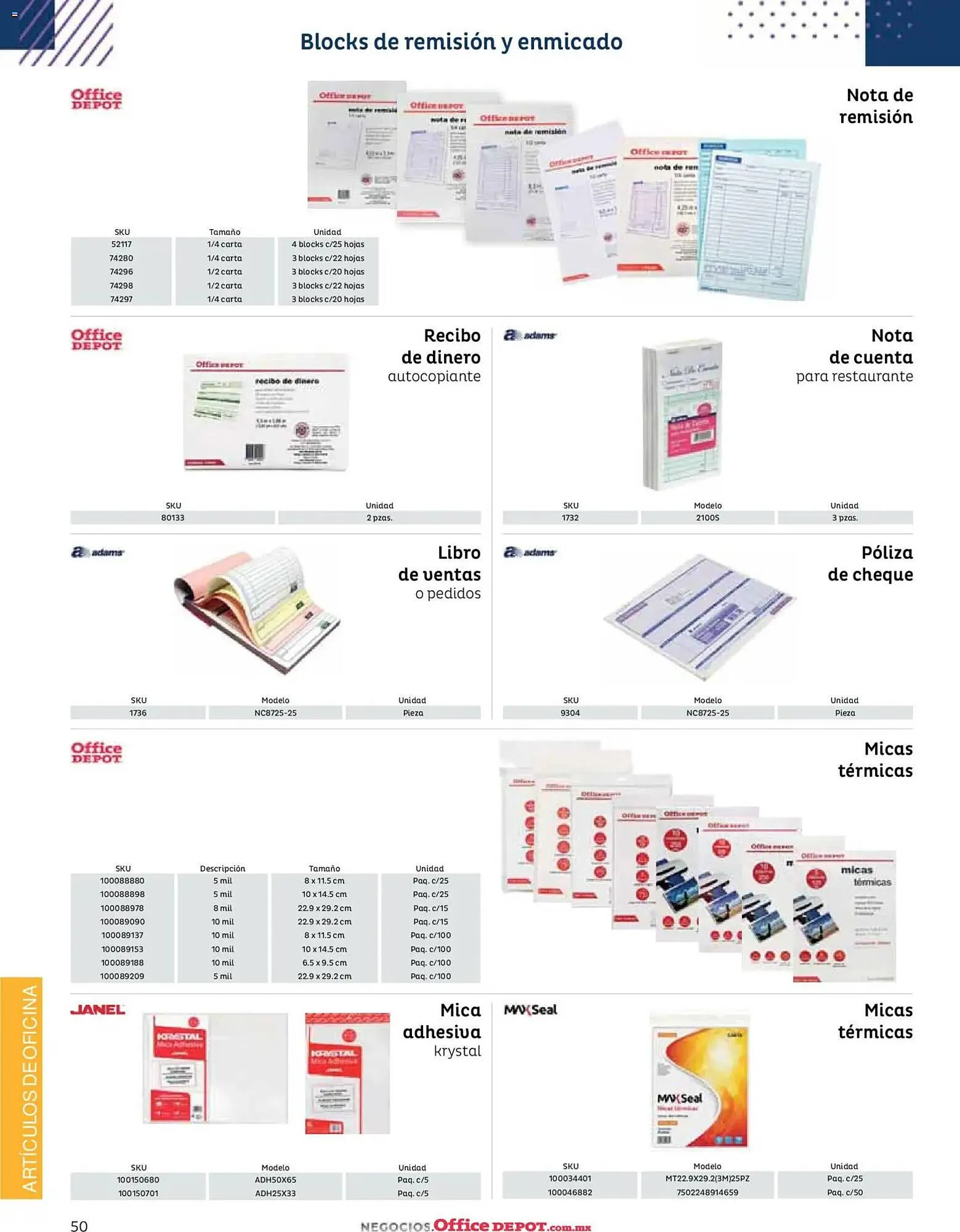 Catálogo de Catálogo Office Depot 12 de enero al 1 de enero 2027 - Pagina 52