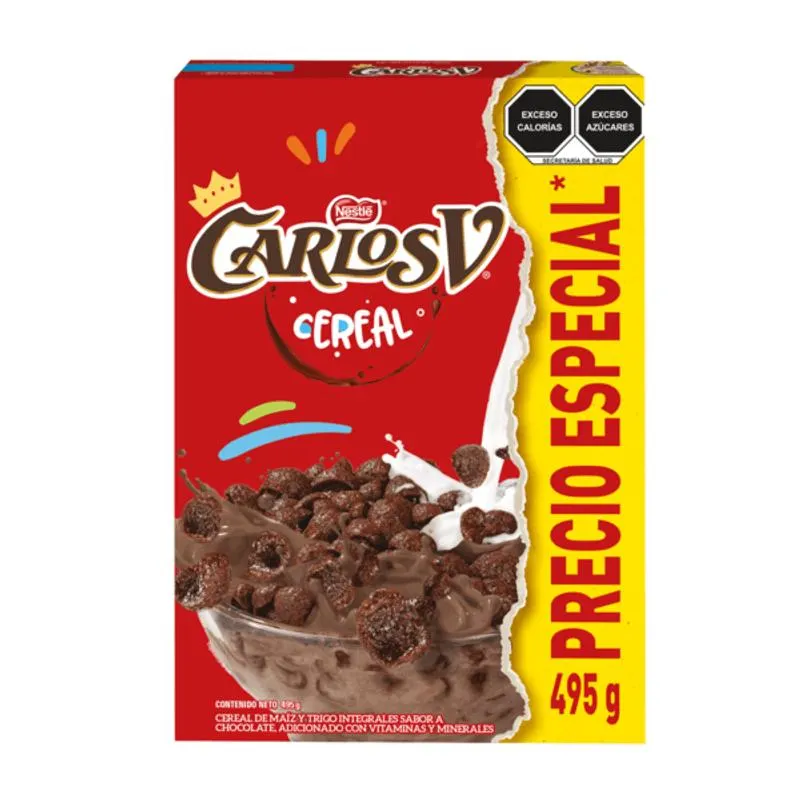 Cereal Nestlé Carlos V Sabor Chocolate 495 g