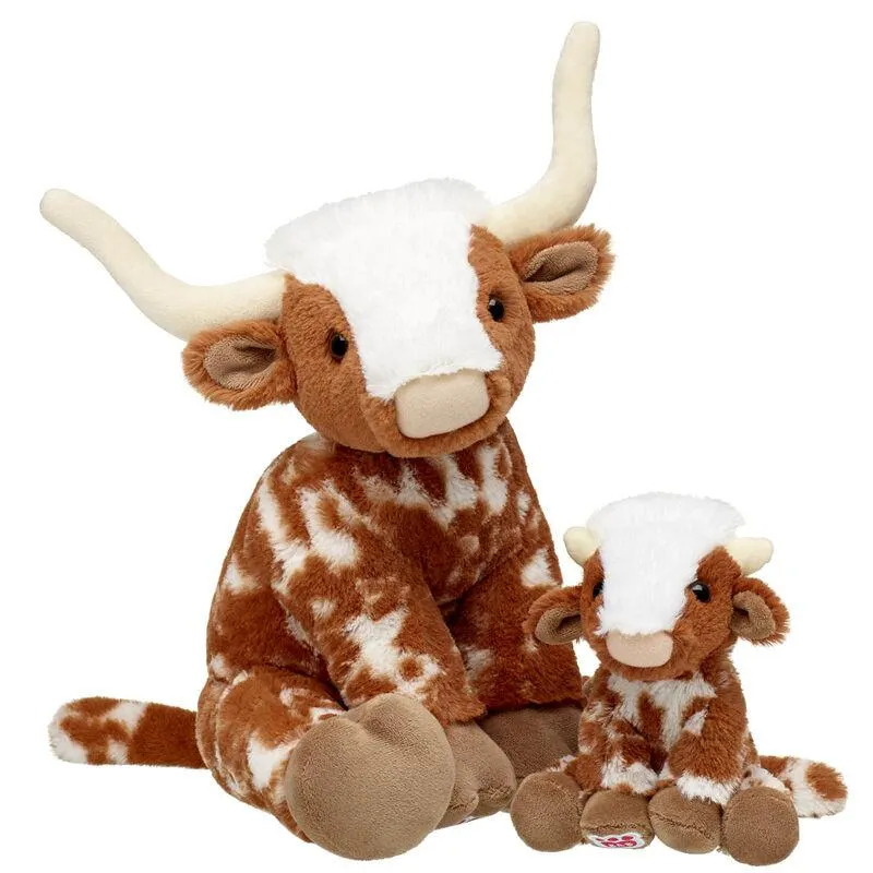 Longhorn and Lil' Longhorn Stuffed Animal Gift Set