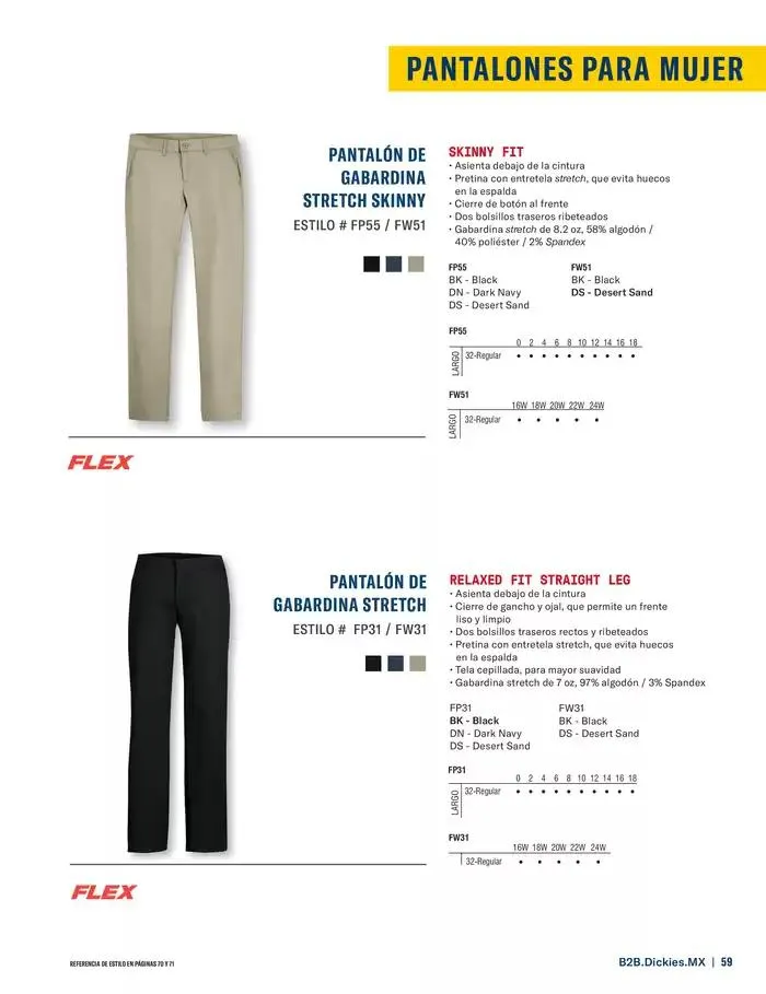 Catálogo de B2B Dickies Catalog 23 de octubre al 30 de abril 2025 - Pagina 59