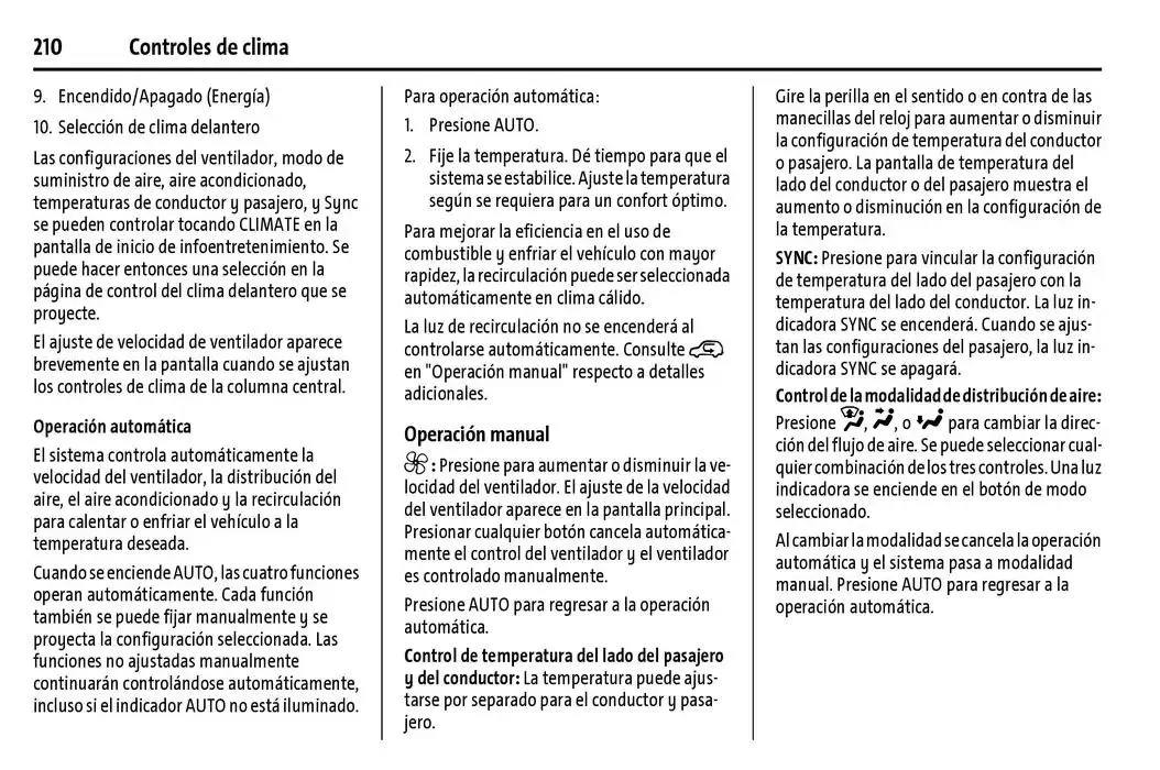 Catálogo de Cheyenne 2025 Manual del propietario 22 de enero al 31 de diciembre 2025 - Pagina 211