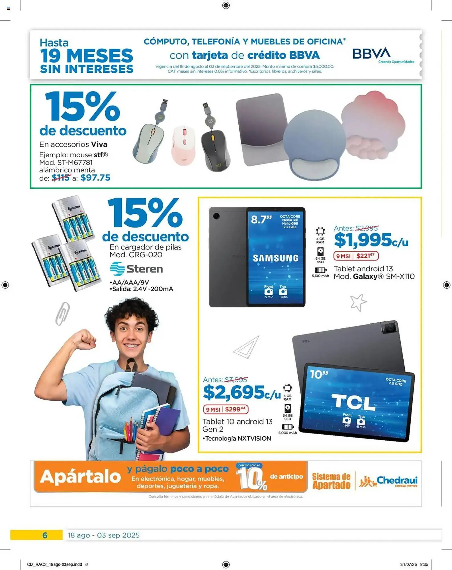 Catálogo de Catálogo Chedraui 18 de agosto al 3 de septiembre 2025 - Pagina 6