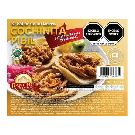 Cochinita Pibil de Cerdo Rancho Buen Sabor