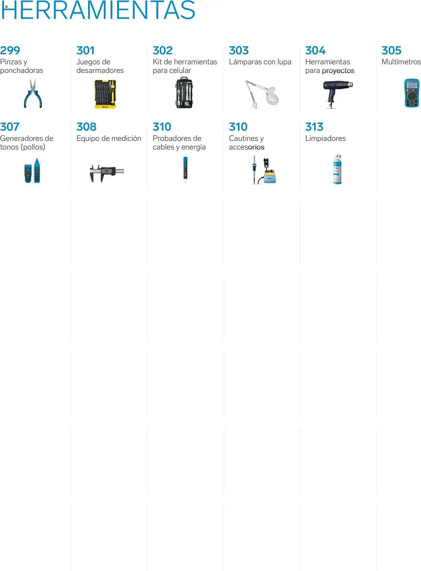 Catálogo de Catálogo Steren 1 de enero al 1 de enero 2027 - Pagina 310