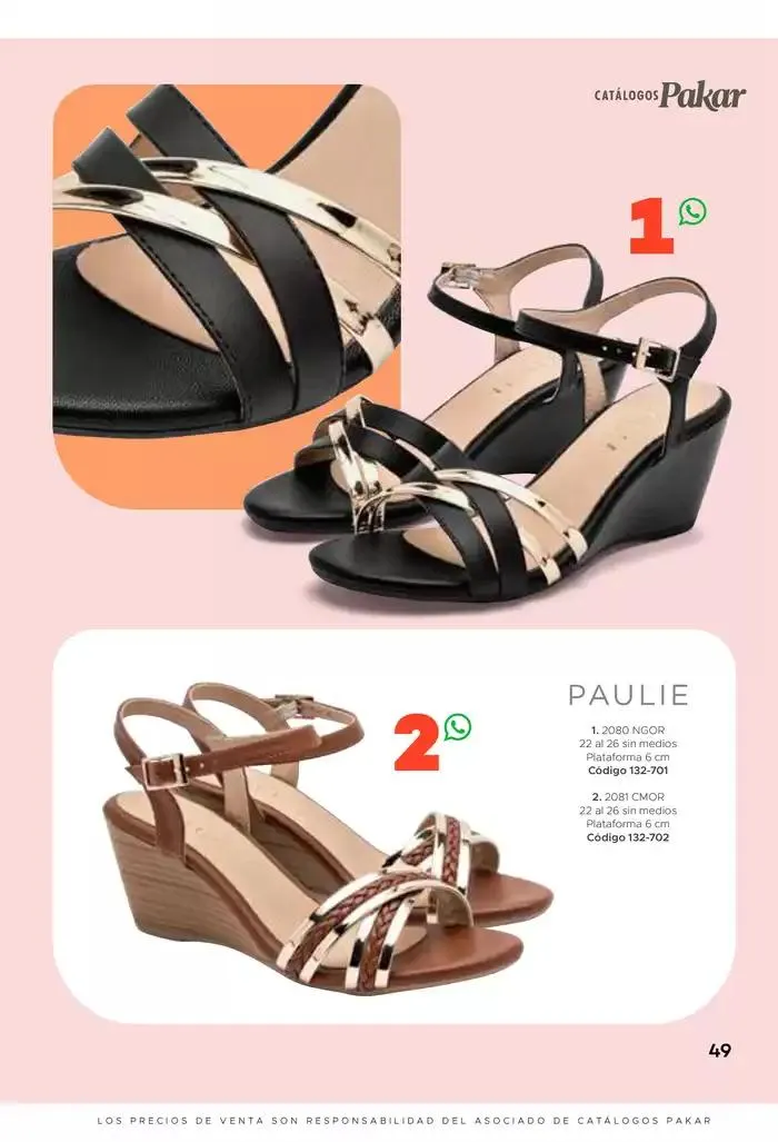 Catálogo de Pakar Sandalia 31 de enero al 31 de mayo 2025 - Pagina 49