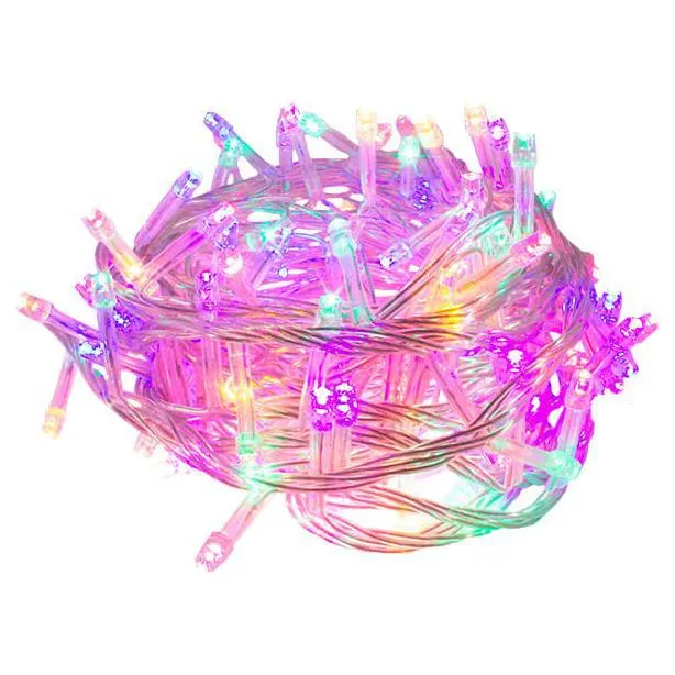 Serie Navideña 140 Led Luz Multicolor 6.3 Metros 8 Funciones