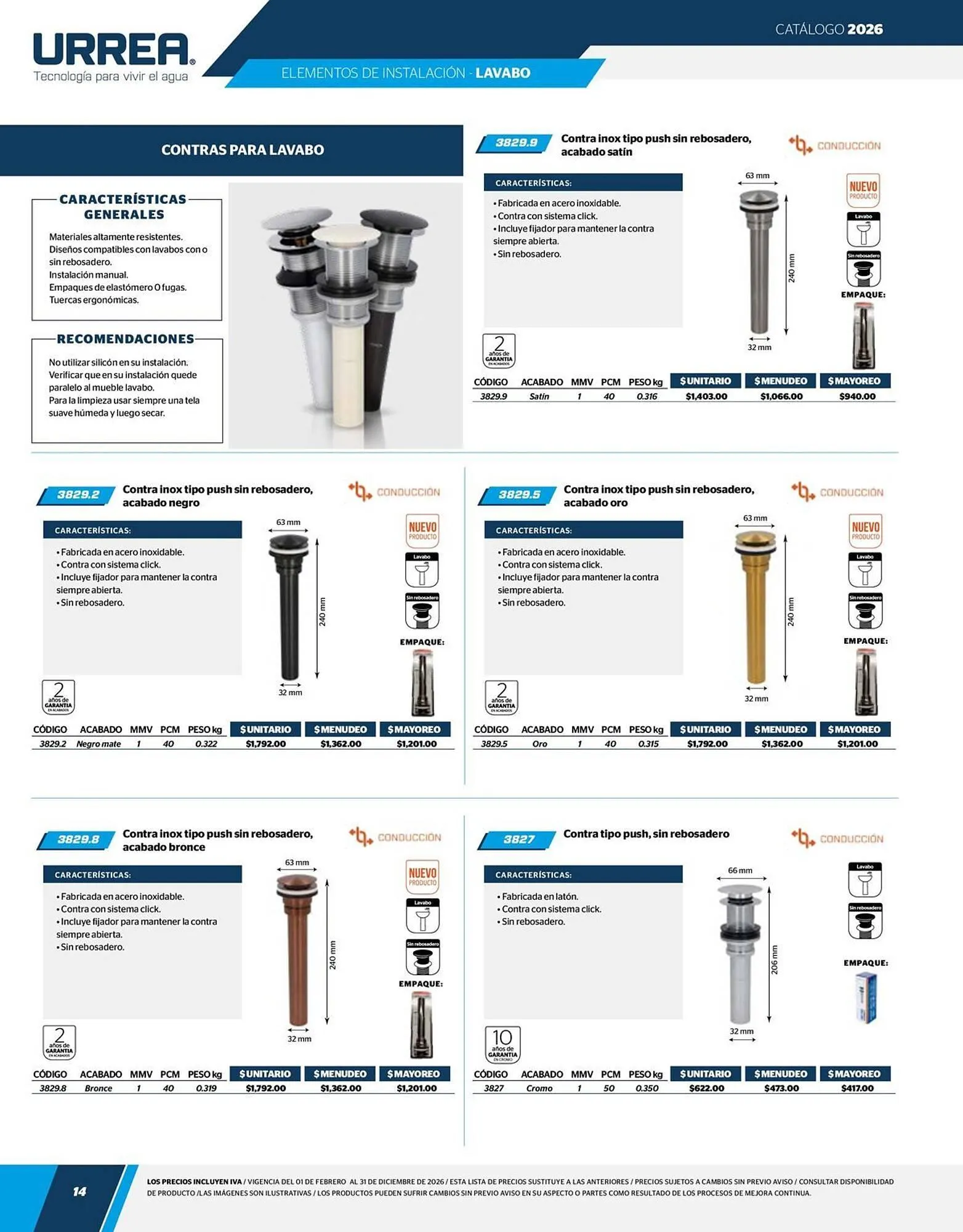 Catálogo de Catálogo Urrea 24 de abril al 31 de diciembre 2026 - Pagina 16