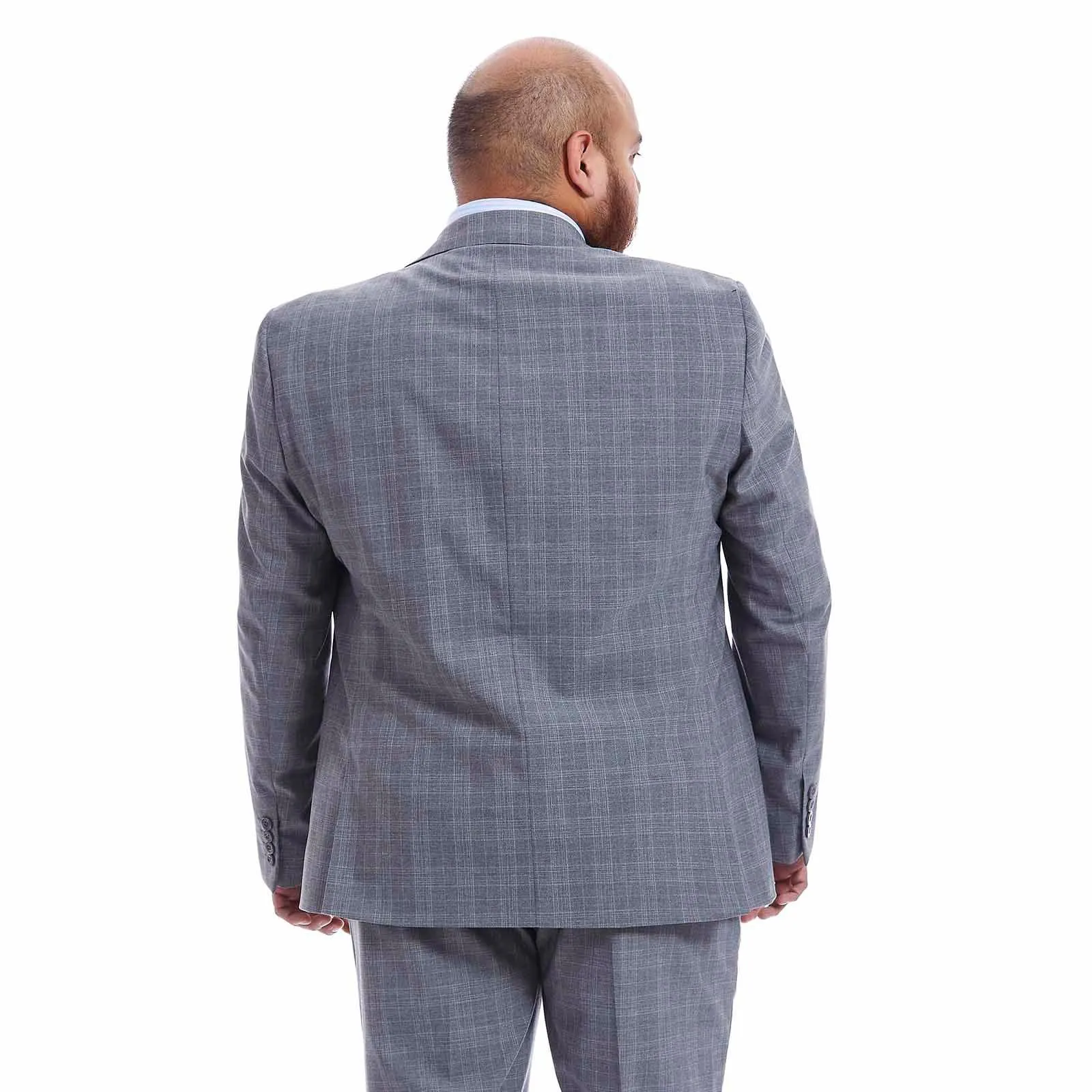 Saco formal para hombre | Gris | Tallas extras