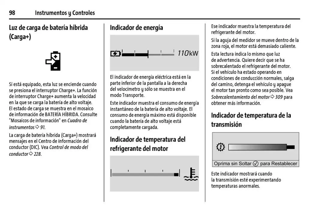 Catálogo de Chevrolet Corvette Stingray Manual del propietario 22 de enero al 31 de diciembre 2025 - Pagina 99