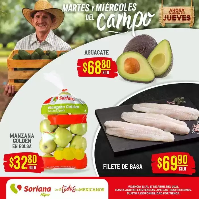 Catálogo de Martes y Miércoles del Campo Híper Saltillo 15 de abril al 17 de abril 2025 - Pagina 1