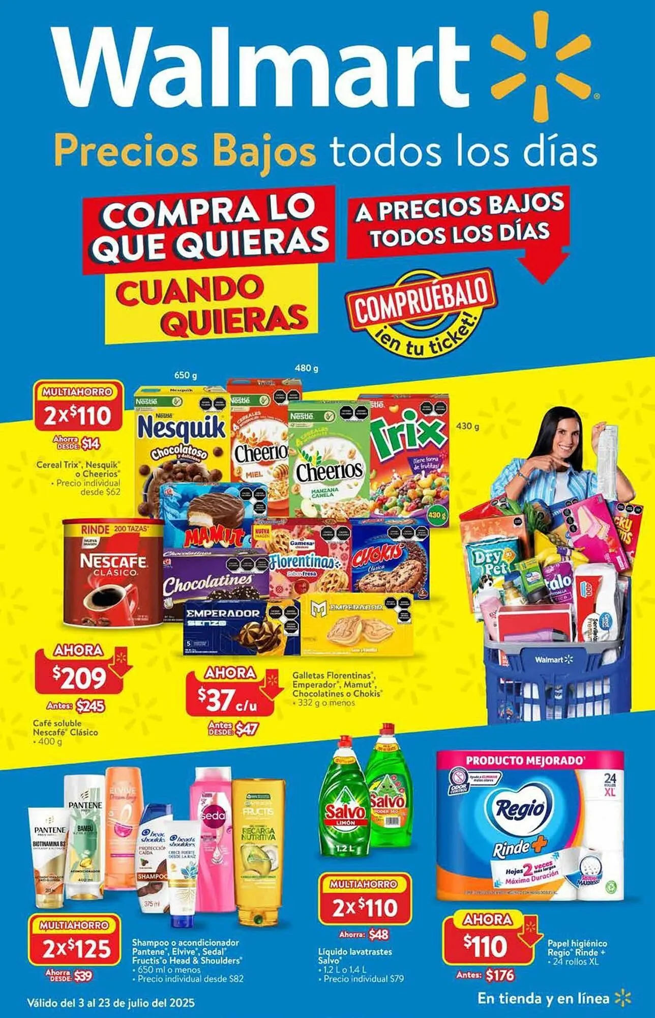 Catálogo de Catálogo Walmart 3 de julio al 23 de julio 2025 - Pagina 1