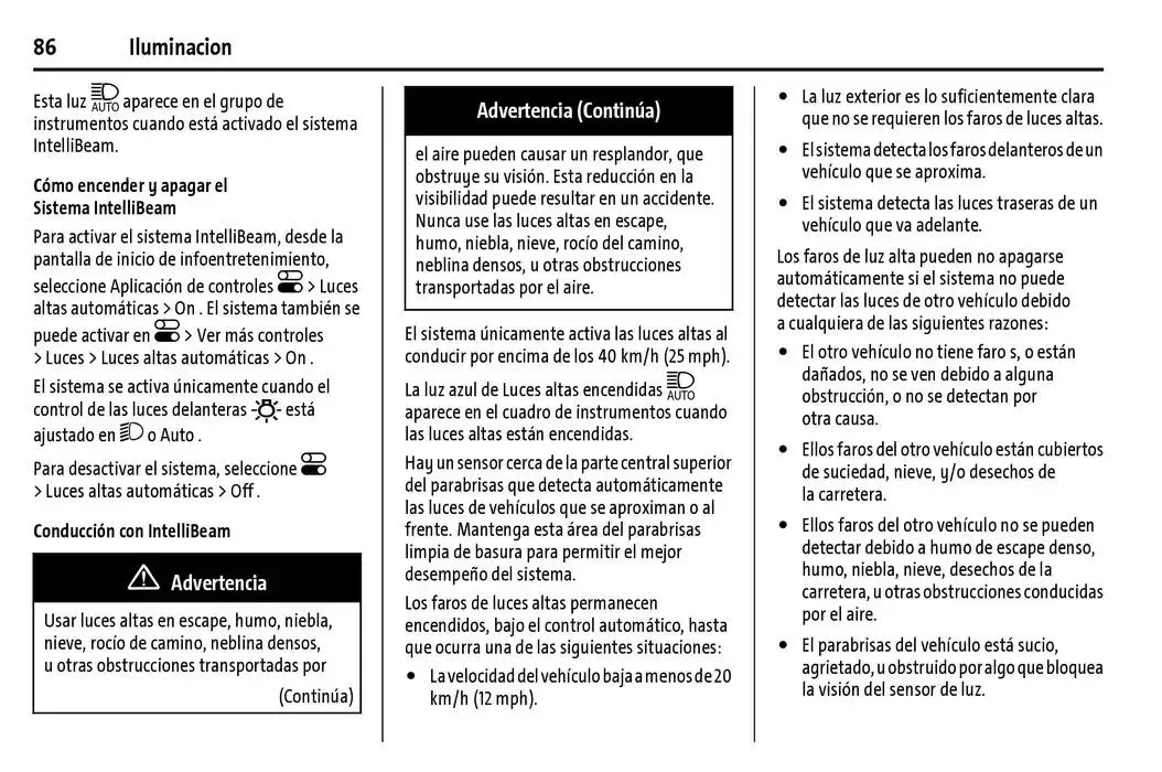 Catálogo de BrightDrop 400 Y BrightDrop 600 Manual del propietario 22 de enero al 31 de diciembre 2025 - Pagina 87