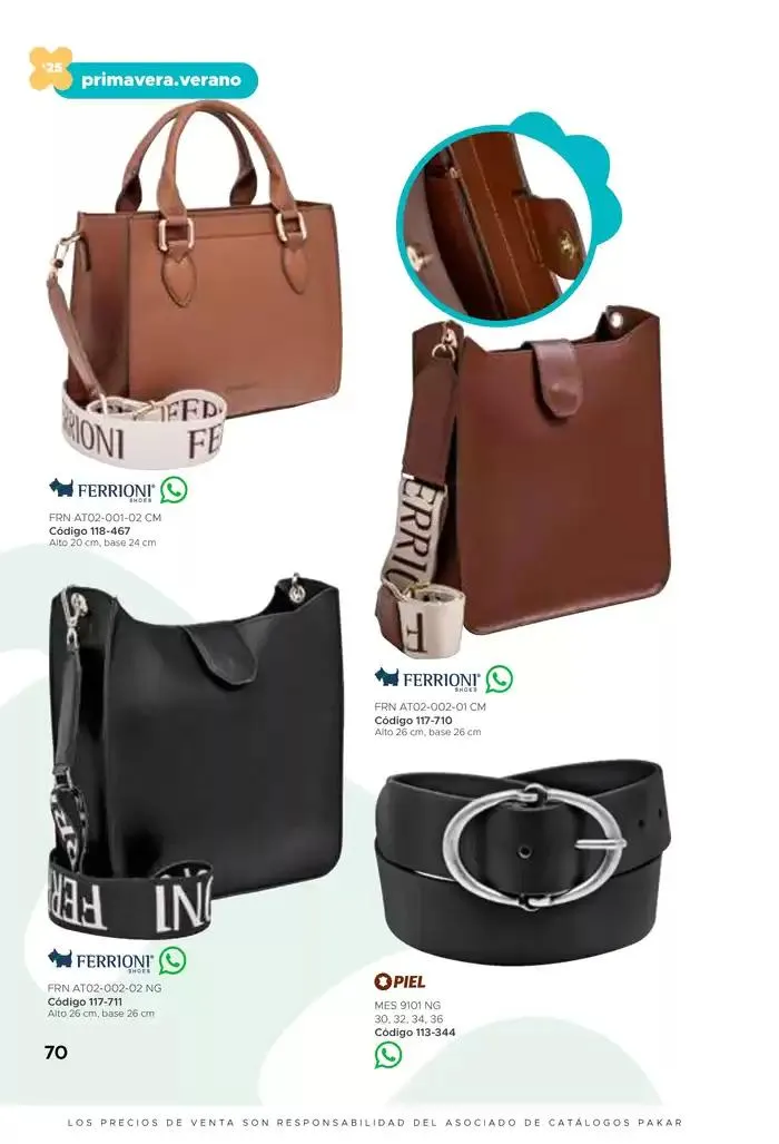 Catálogo de Pakar Mujer 31 de enero al 31 de agosto 2025 - Pagina 70