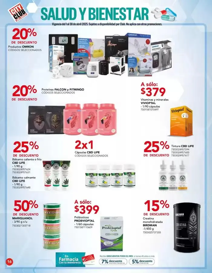 Catálogo de Folleto 1 de abril al 30 de abril 2025 - Pagina 16