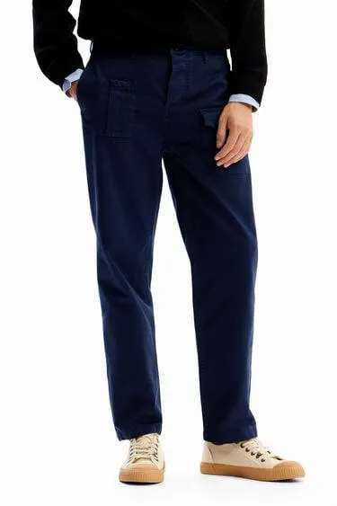 Pantalón recto cargo