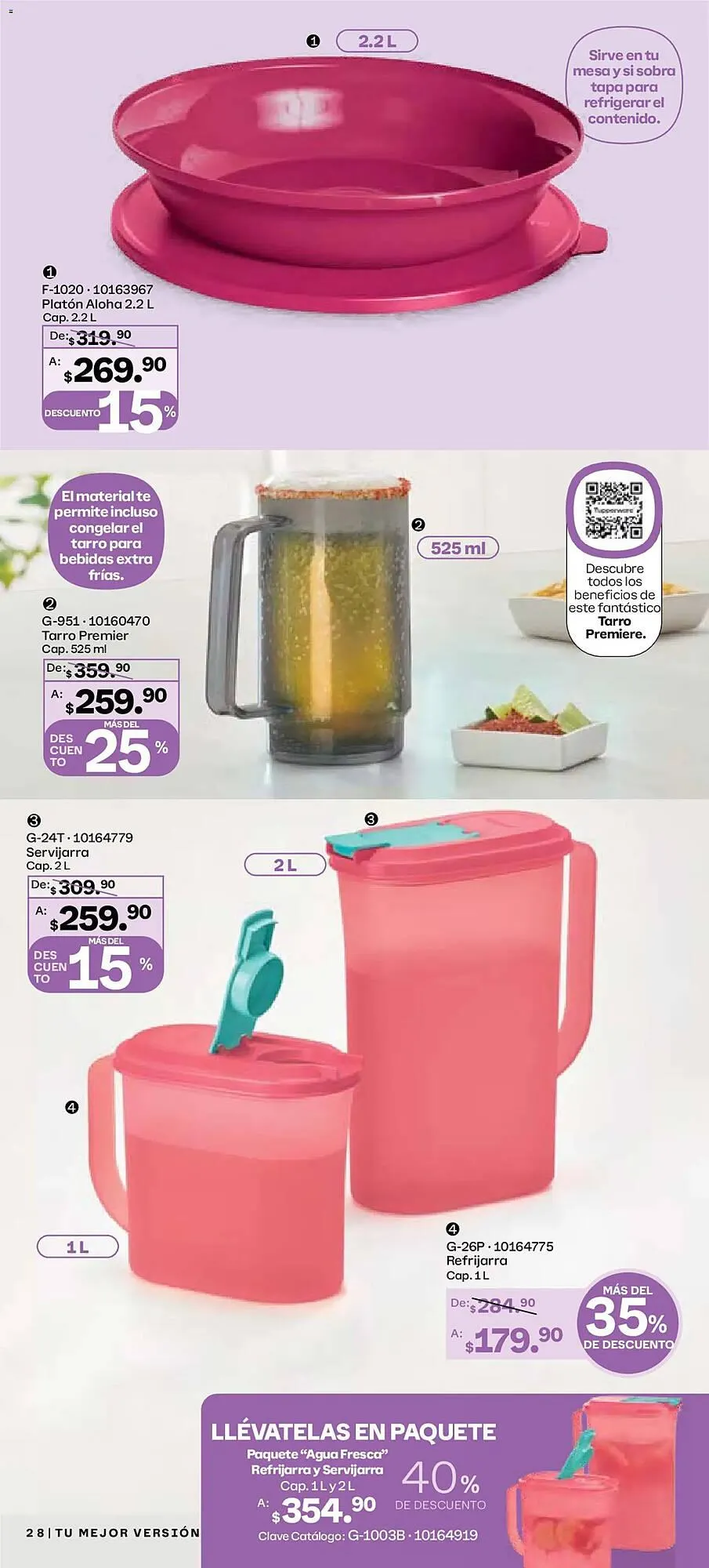 Catálogo de Catálogo Tupperware 29 de diciembre al 26 de enero 2026 - Pagina 28
