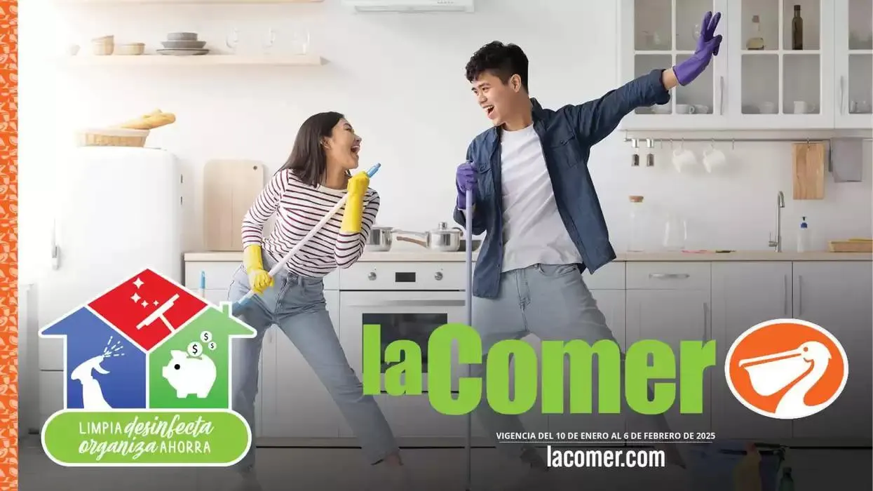 Catálogo de LIMPIA , Desinfecta, organiza, AHORRA 10 de enero al 6 de febrero 2025 - Pagina 1