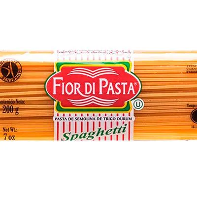 PASTA PARA SOPA ESPAGUETI FIOR DI PASTA 200 GRAMOS