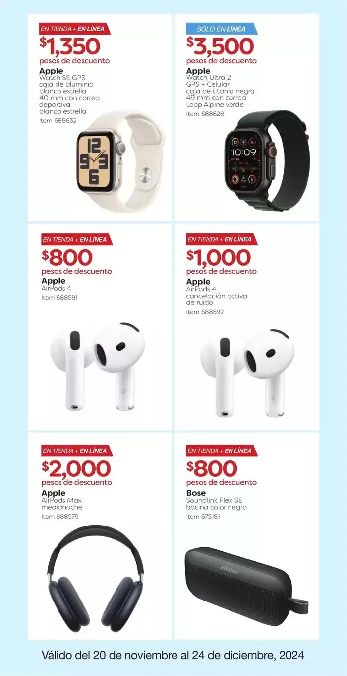 Catálogo de Cuponera Costco 20 de noviembre al 24 de diciembre 2024 - Pagina 28