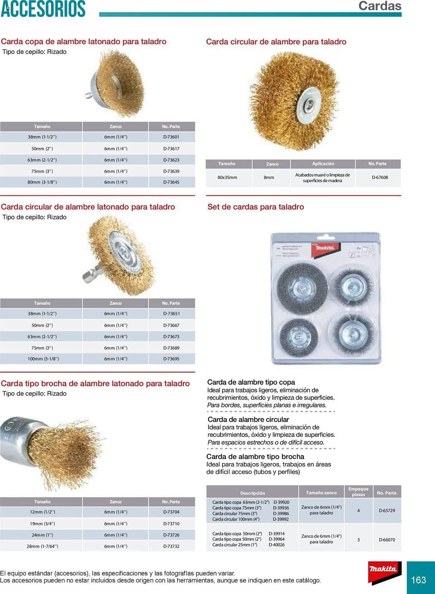 Catálogo de Catálogo Makita 8 de julio al 31 de diciembre 2025 - Pagina 163