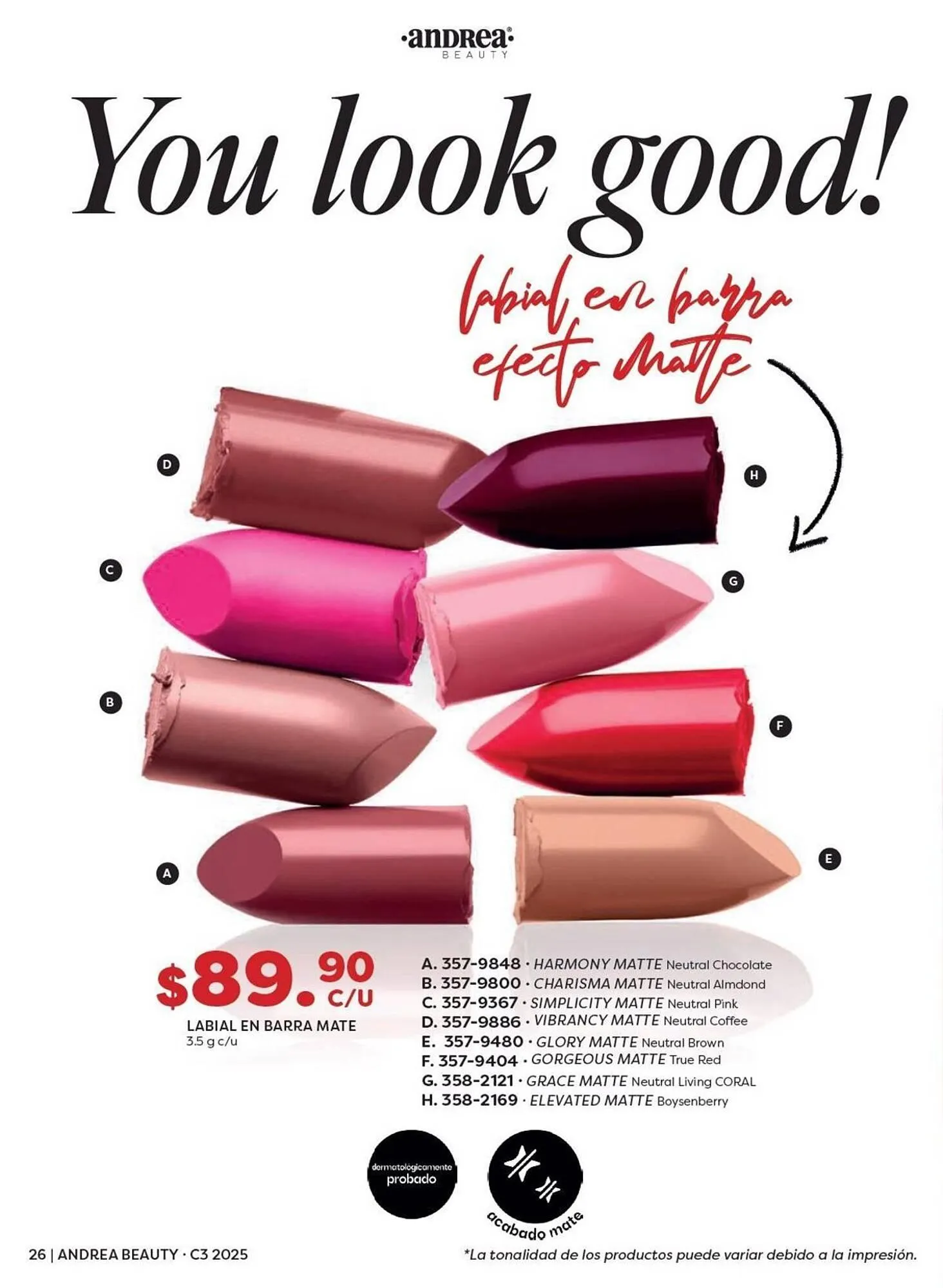 Catálogo de Catálogo Andrea 23 de mayo al 31 de diciembre 2025 - Pagina 26