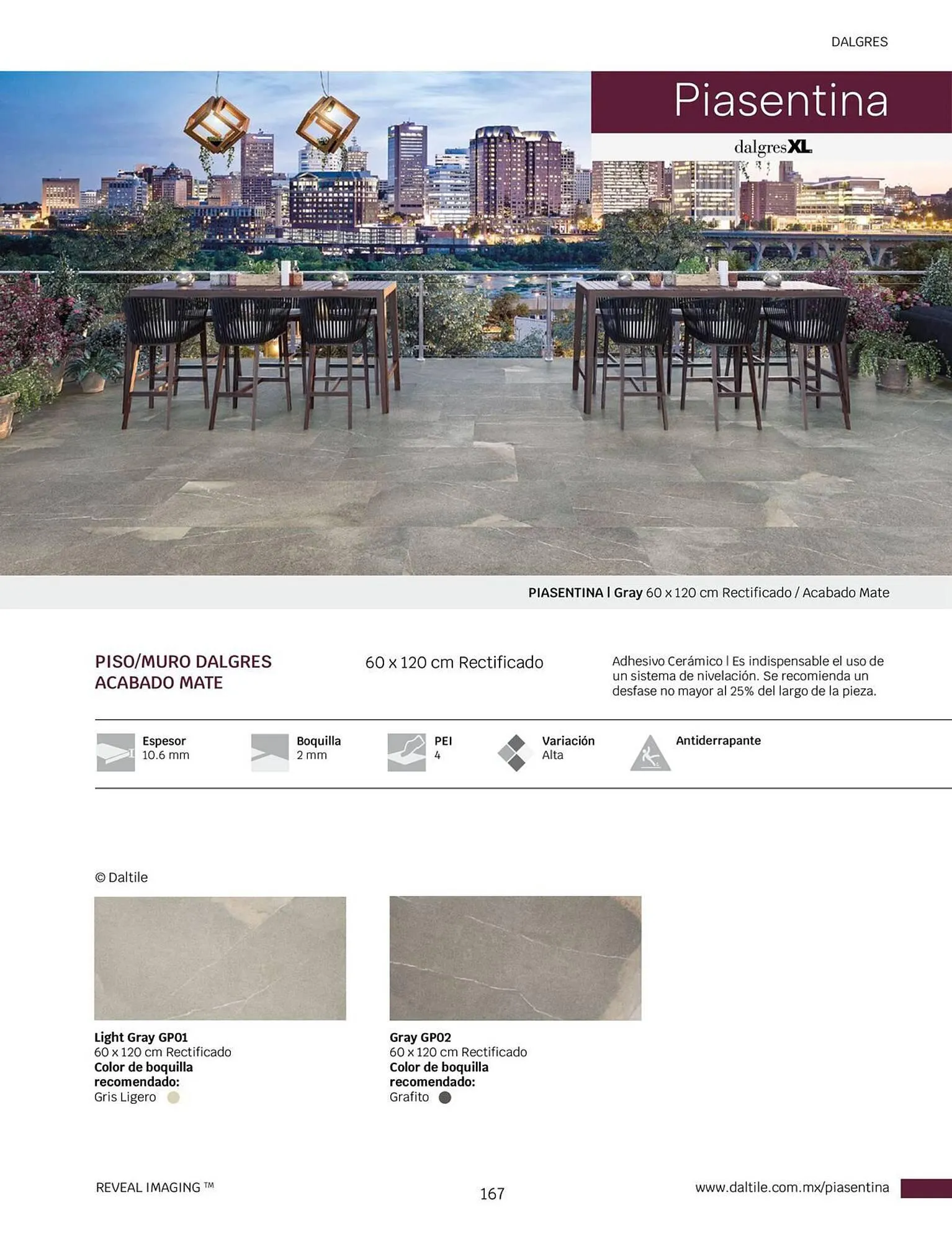 Catálogo de Catálogo Daltile 1 de enero al 31 de diciembre 2024 - Pagina 167