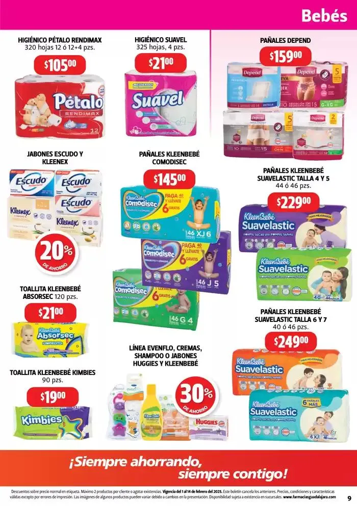 Catálogo de Ofertas principales para ahorradores 3 de febrero al 14 de febrero 2025 - Pagina 9