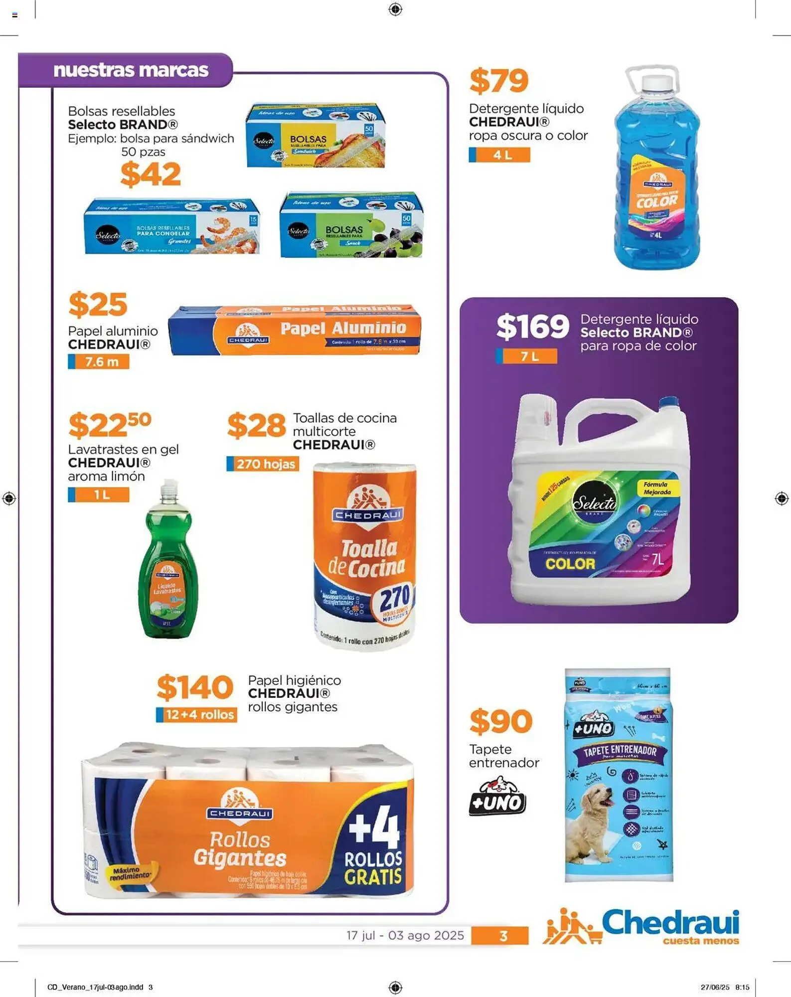 Catálogo de Catálogo Chedraui 17 de julio al 3 de agosto 2025 - Pagina 3