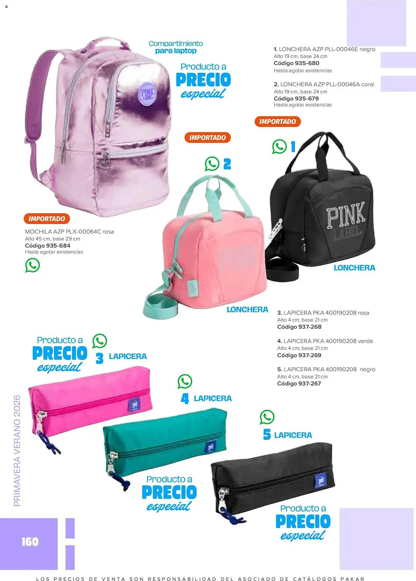 Catálogo de Catálogo SC Pakar 30 de enero al 1 de julio 2026 - Pagina 160