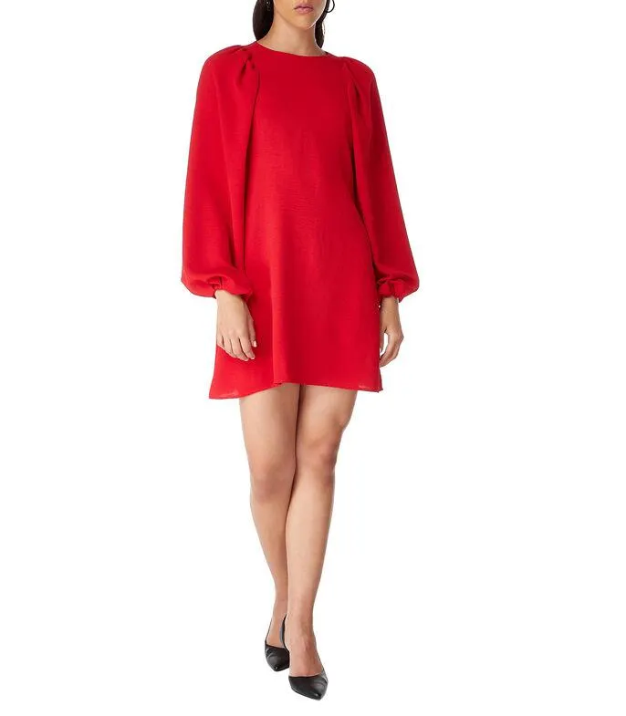 Vestido mini con manga larga Mujer