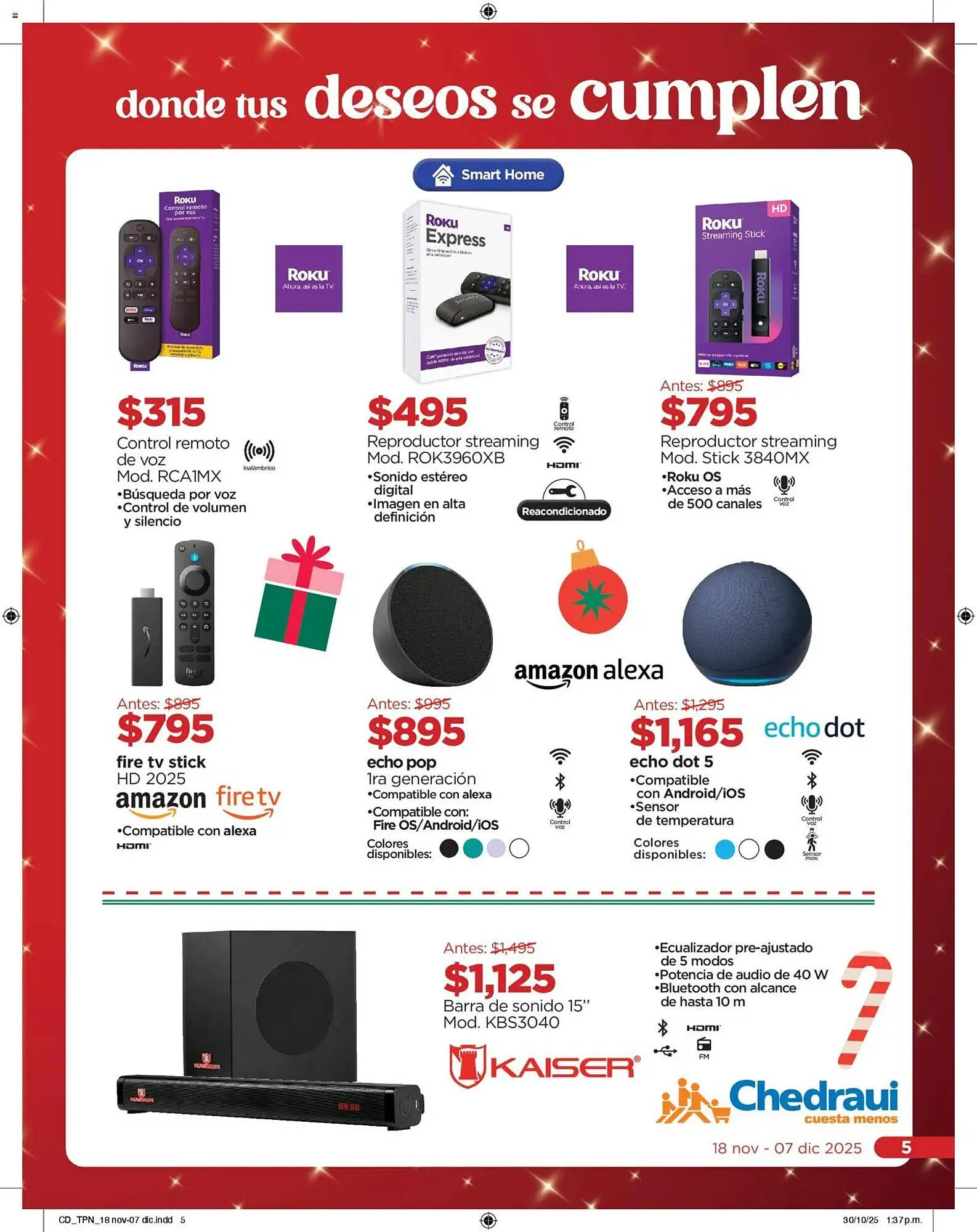 Catálogo de Folleto Chedraui 18 de noviembre al 8 de diciembre 2025 - Pagina 5