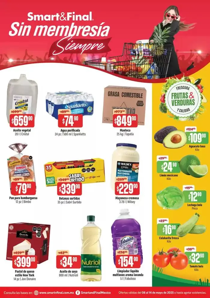 Catálogo de Ofertas Smart & Final 8 de mayo al 14 de mayo 2025 - Pagina 1