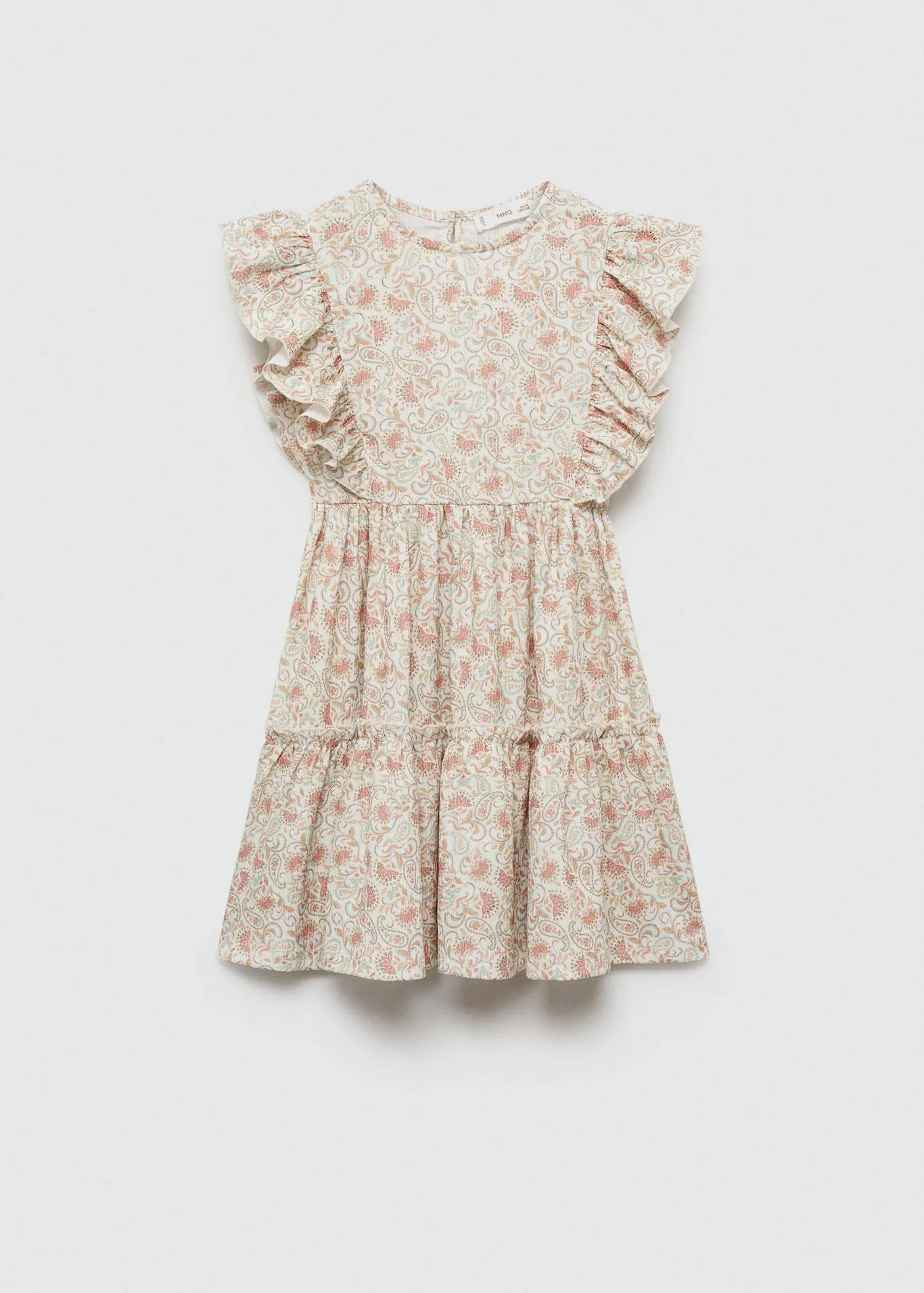 Vestido paisley volantes