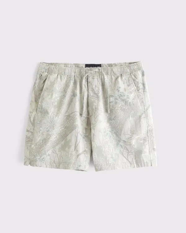 Cotton-Blend Pull-On Short