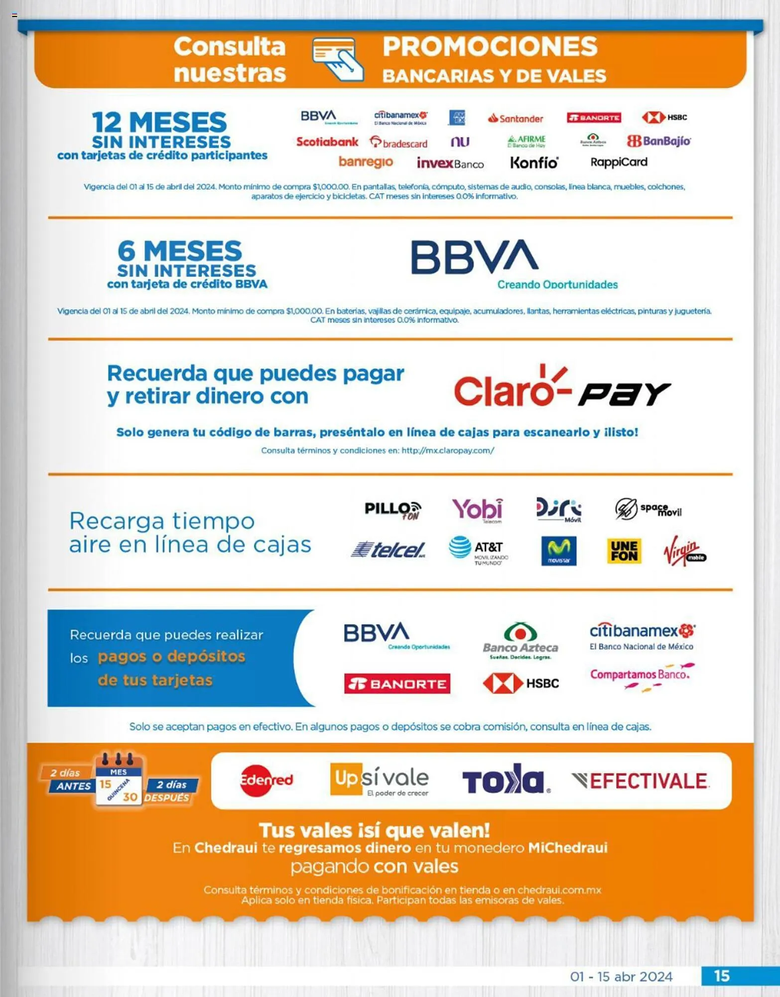 Catálogo de Catálogo Chedraui 1 de abril al 15 de abril 2024 - Pagina 15