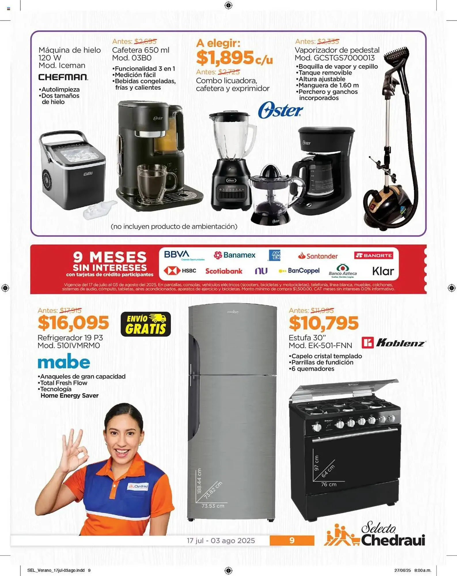 Catálogo de Catálogo Chedraui 17 de julio al 4 de agosto 2025 - Pagina 9