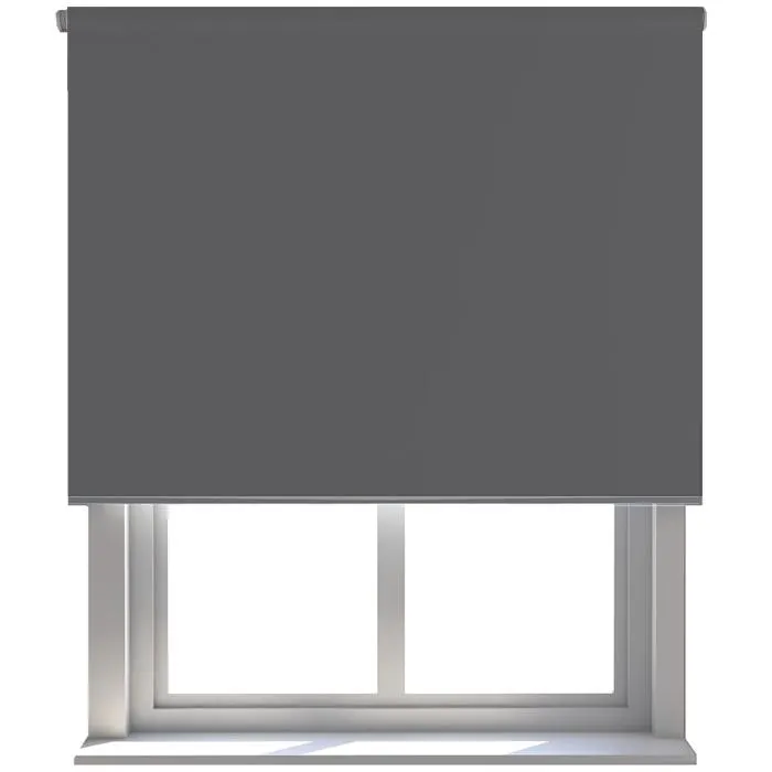 Persiana modelo blackout color gris 140×180 51247 Homewell