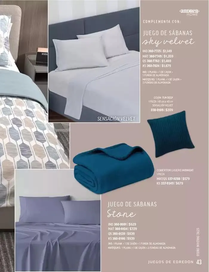 Catálogo de ANDREA - ANDREA HOME 26 de agosto al 25 de enero 2025 - Pagina 73