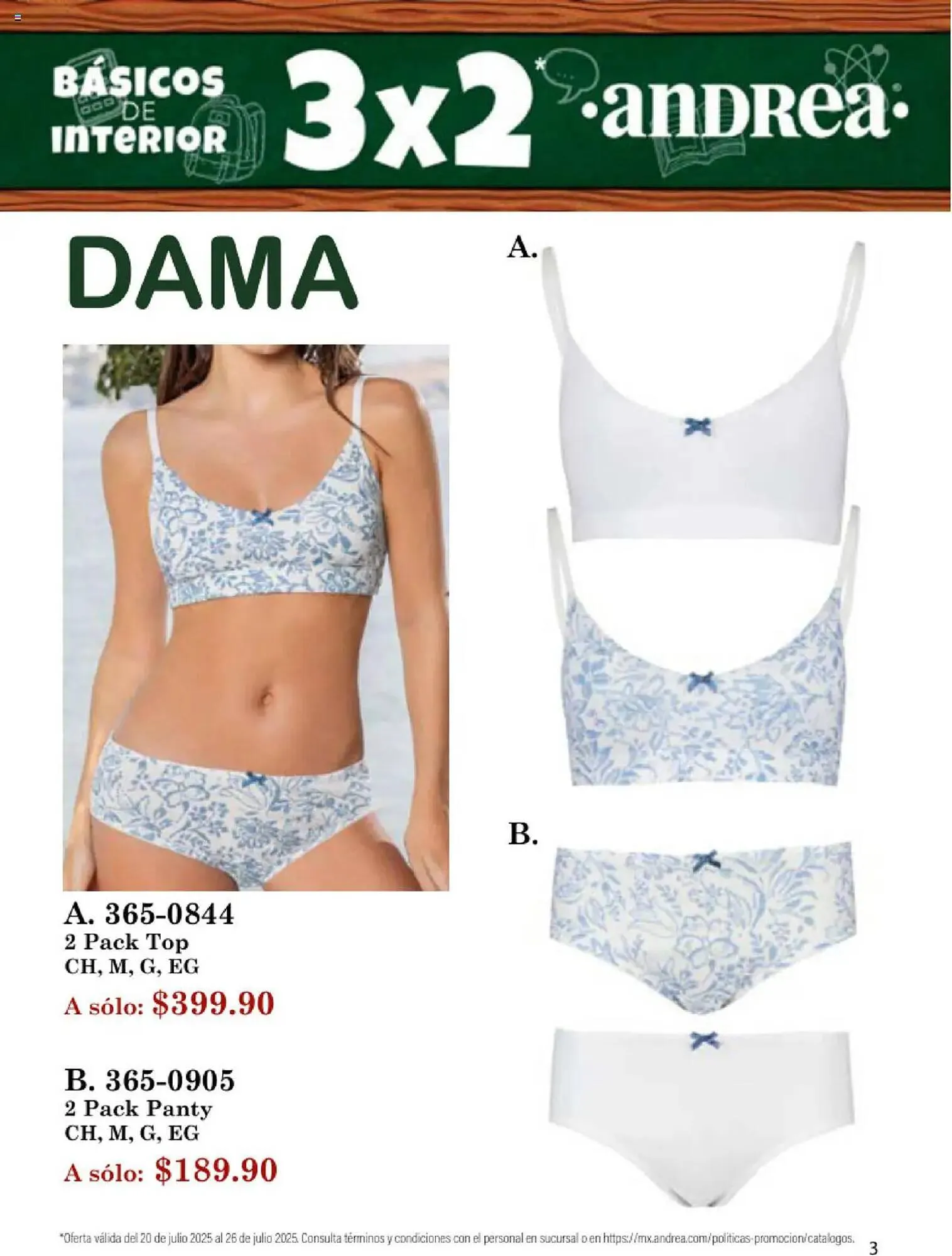 Catálogo de Catálogo Andrea 20 de julio al 26 de julio 2025 - Pagina 3