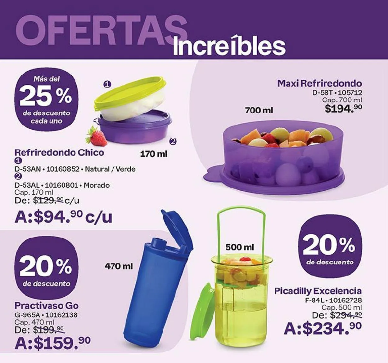 Catálogo de Tupperware 4 de septiembre al 16 de septiembre 2024 - Pagina 92