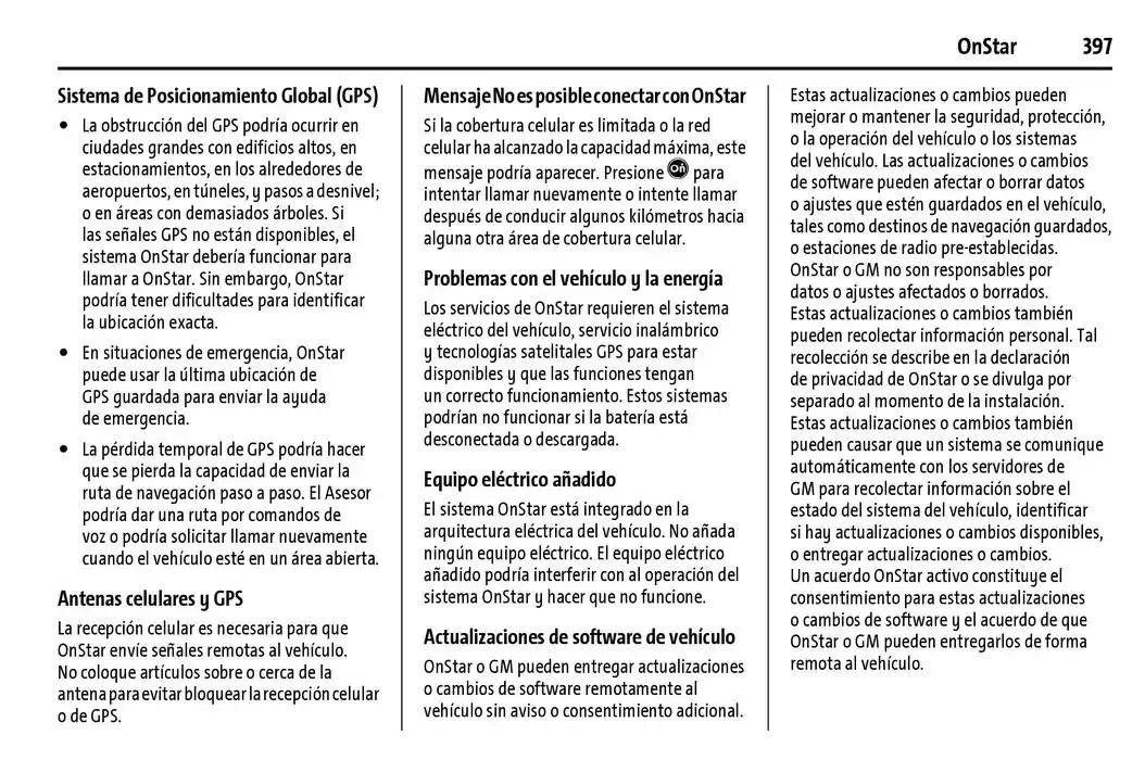 Catálogo de Chevrolet Corvette Stingray Manual del propietario 22 de enero al 31 de diciembre 2025 - Pagina 398